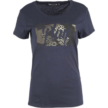 Vêtements Femme T-shirts manches courtes Only onpSHINA REGULAR SS TEE Bleu