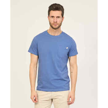 Vêtements Homme T-shirts & Polos K-Way T-shirt col rond  Sugar avec poche poitrine Bleu