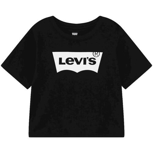 Vêtements Fille T-shirts & Polos Levi's 4E0220-023 Noir
