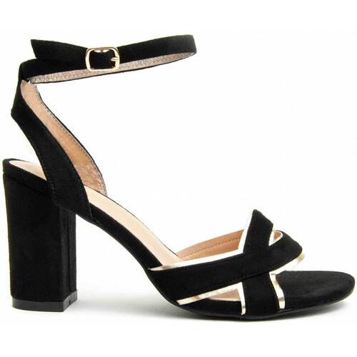 Chaussures Femme Sandales et Nu-pieds Leindia 90202 Noir