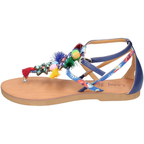 Chaussures Femme Sandales et Nu-pieds Coral Blue EX326 Bleu