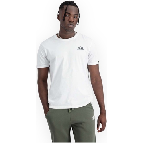 Vêtements Homme T-shirts & Polos Alpha 188505 09 Blanc