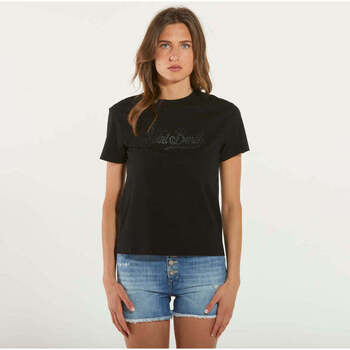 Vêtements Femme T-shirts manches courtes Mc2 Saint Barth  Noir