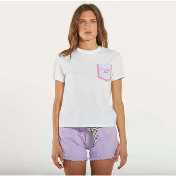 Vêtements Femme T-shirts manches courtes Mc2 Saint Barth  Blanc