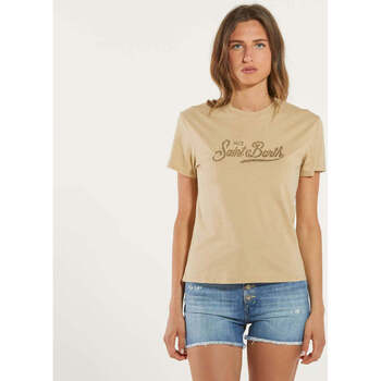 Vêtements Femme T-shirts manches courtes Mc2 Saint Barth  Beige
