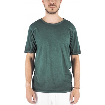 t-shirt never enough  t-shirt  manches courtes vert deau 