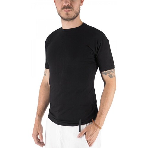 Vêtements Homme T-shirts & Polos Never Enough T-shirt en viscose Noir