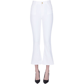 Vêtements Femme Jeans bootcut Manila Grace DNM00003102AE Blanc