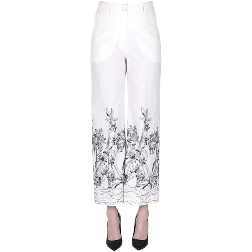 Vêtements Femme Pantalons Seventy PNP00003208AE Blanc