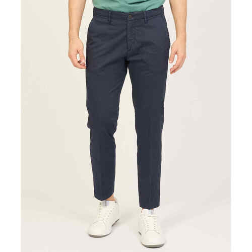 Vêtements Homme Pantalons Sette/Mezzo Pantalon style capri SetteMezzo en coton Bleu