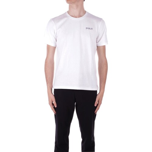Vêtements Homme T-shirts manches courtes Ralph Lauren 714931650 Blanc