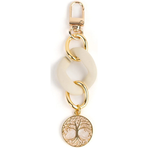 Montres & Bijoux Femme Bracelets Valentelle Pendentif pour sac, arbre de vie beige Beige