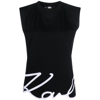 Vêtements Femme Tops / Blouses Karl Lagerfeld  Noir