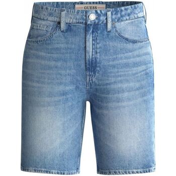 Vêtements Homme Shorts / Bermudas Guess M4GD27 D5AY2 RODEO-EXPE EXCAPE Bleu
