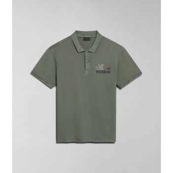 Vêtements Homme T-shirts & Polos Napapijri E-COLVILLE NP0A4HPX-GAE GREEN LICHEN Vert