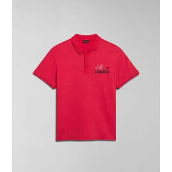 Vêtements Homme T-shirts & Polos Napapijri E-COLVILLE NP0A4HPX-R25 RED BARBERRY Rouge