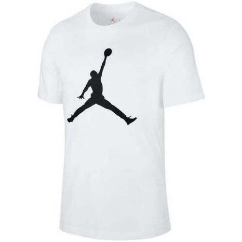 Vêtements Homme T-shirts & Polos Nike NIKE T-SHIRT Homme Jumpman blanc logo Noir
