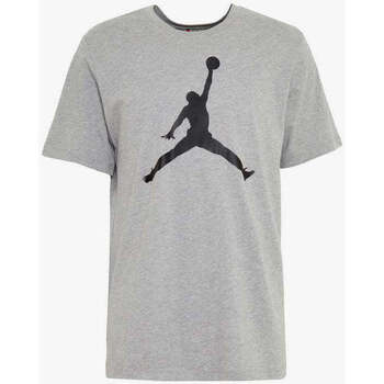 Vêtements Homme T-shirts manches courtes Nike NIKE T-SHIRT Homme Jumpman gris logo Noir