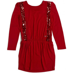 Vêtements Fille Robes courtes Guess Robe  à Paillettes Rouge Rouge