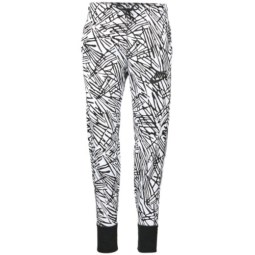 Vêtements Femme Pantalons de survêtement Nike RALLY PRINTED JOGGER Noir / Blanc