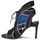 Chaussures Femme Sandales et Nu-pieds Roberto Cavalli XPS254-PZ448 Noir / Bleu
