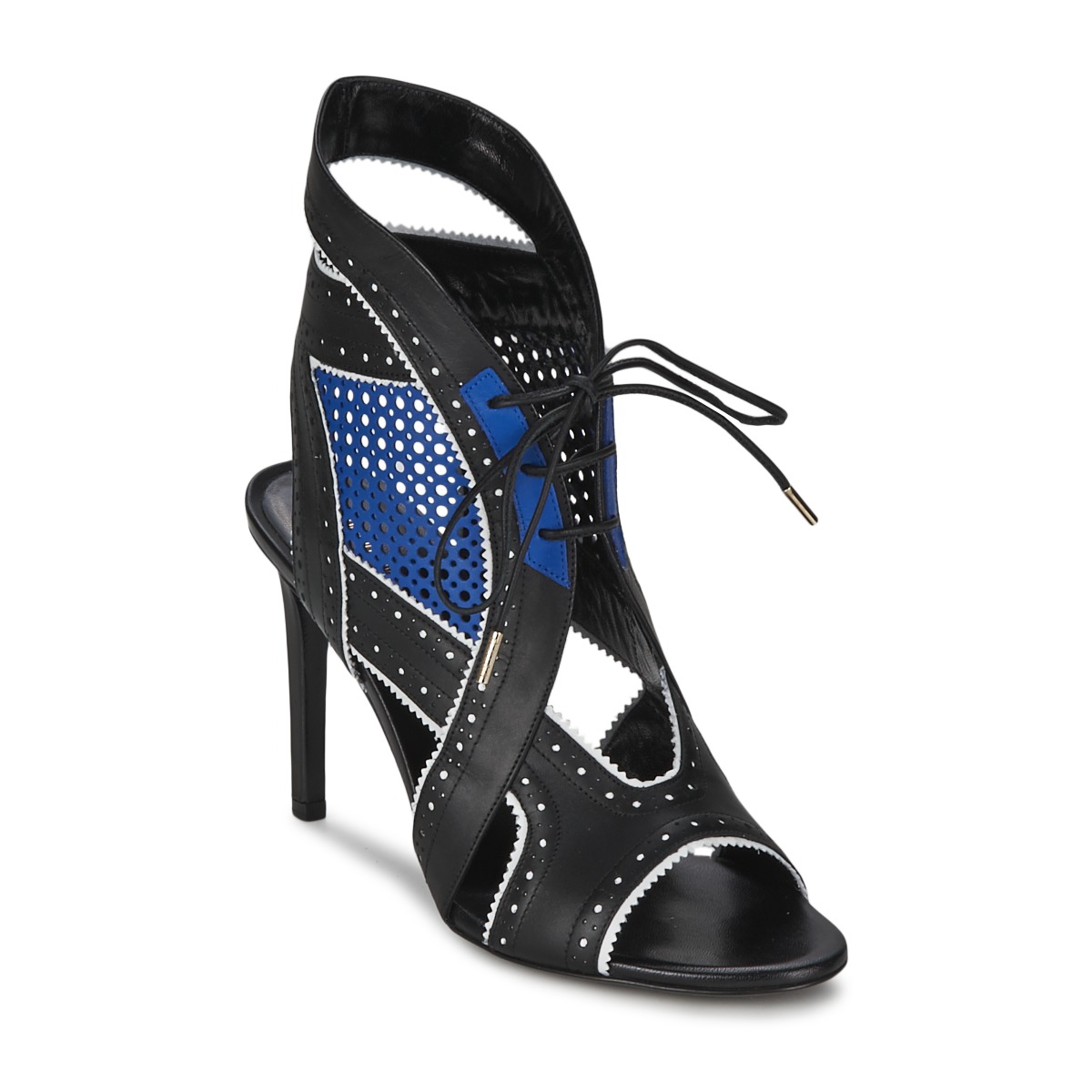 Chaussures Femme Sandales et Nu-pieds Roberto Cavalli XPS254-PZ448 Noir / Bleu