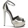 Chaussures Femme Sandales et Nu-pieds Roberto Cavalli XPS260-PZ048 Gris argent