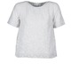 pleated high-neck T-shirt