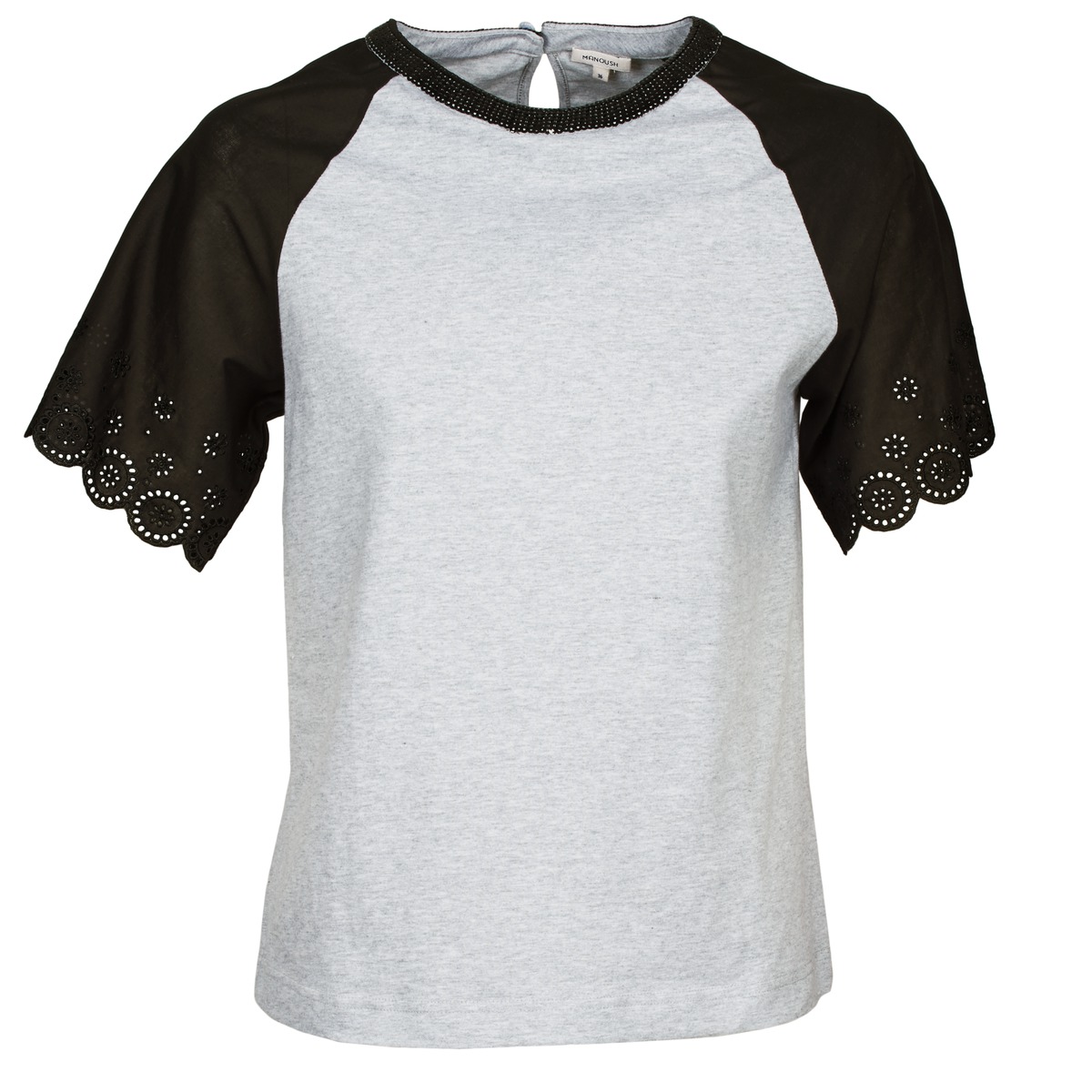 Vêtements Femme T-shirts manches courtes Manoush FANCY byborre cotton t shirt with pocket