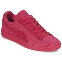 Chaussures Femme Baskets basses Puma SUEDE CLASSIC + COLORED WN'S Rouge
