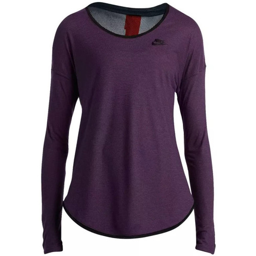 Vêtements Femme T-shirts & Polos Nike boots Ls T2 Violet