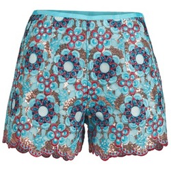 Vêtements Femme Shorts / Bermudas Manoush FRESQUE Bleu