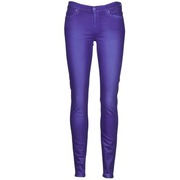 Purple chenille track pants