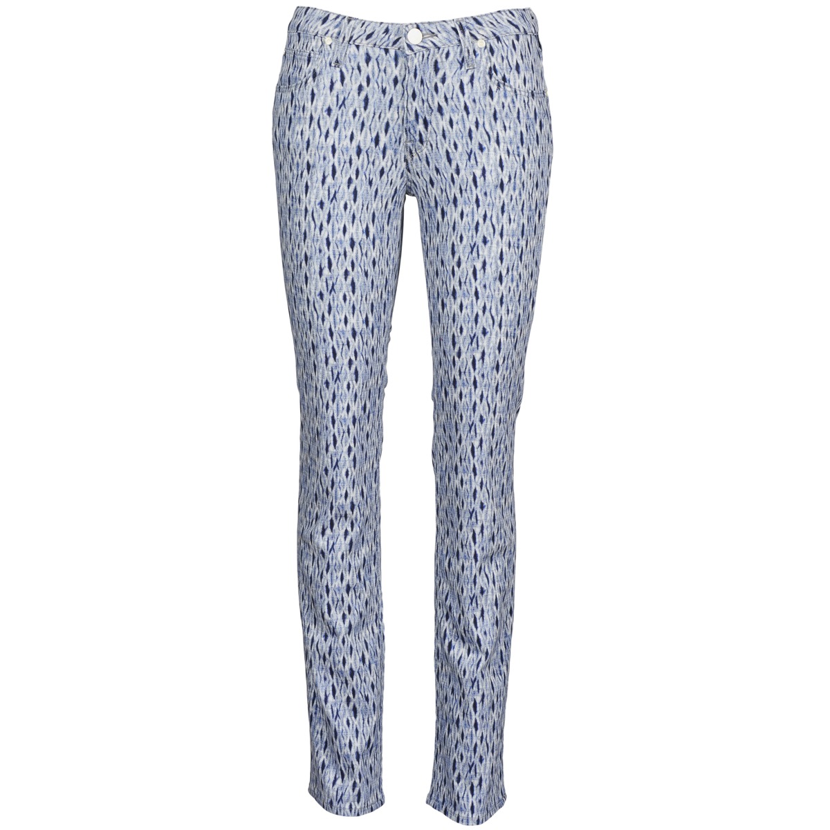 Vêtements Femme Grey Jeans droit Lee MARION STRAIGHT Imprime Bleu