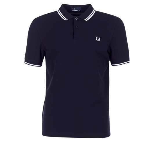 Vêtements Homme Polos manches courtes Fred Perry THE FRED PERRY SHIRT ant Marine / Blanc