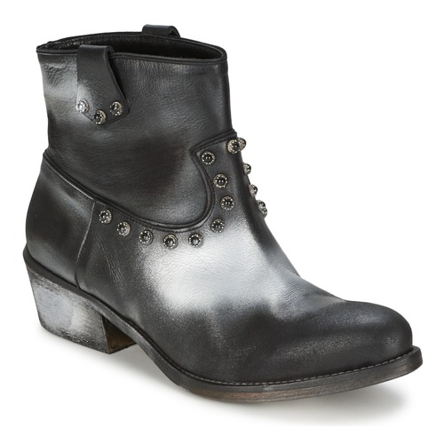 Chaussures Femme Boots Strategia SFUGGO Noir/Argent