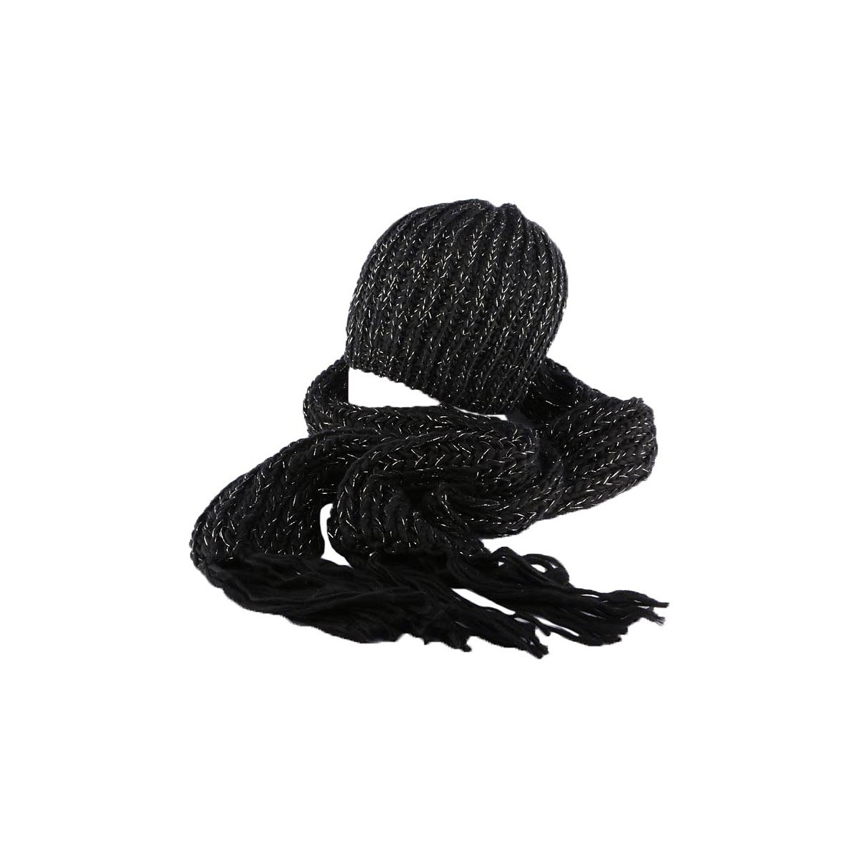 Accessoires textile Bonnets Nyls Création Bonnet  Mixte Noir