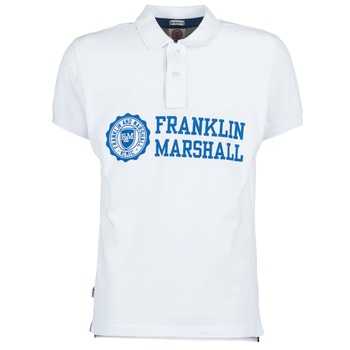 Vêtements Homme Polos manches courtes Franklin & Marshall AYLEN Blanc