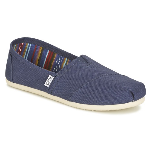Chaussures Femme Slip ons Toms CLASSICS Marine