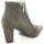Chaussures Femme padding Boots Brenda Zaro padding Boots cuir velours Gris