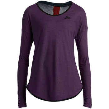 Vêtements Femme Tom Tailor roll sleeve shirt in white Nike Ls T2 Violet