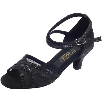 Chaussures Femme Sandales sport Vitiello Dance Shoes Sandalo l.a. satinato Noir