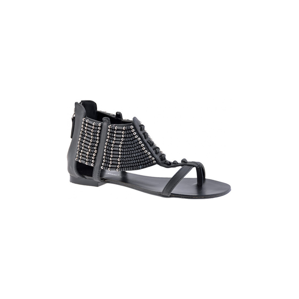 Chaussures Femme Baskets mode F. Milano Ethnische Socken Noir