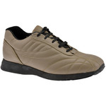 HOKA ONE ONE Men's Bondi Suede Sneakers in Simply Taupe Pumice Stone