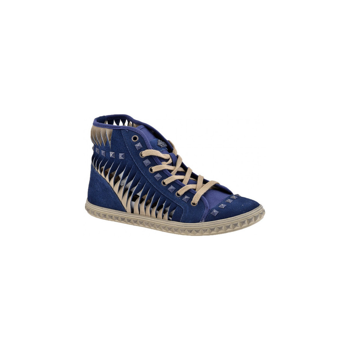 Chaussures Femme Baskets mode Fornarina Sneaker  Mid  Bulloni Bleu