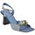 Chaussures Femme Baskets mode Strategia Flower Tacco70 Bleu