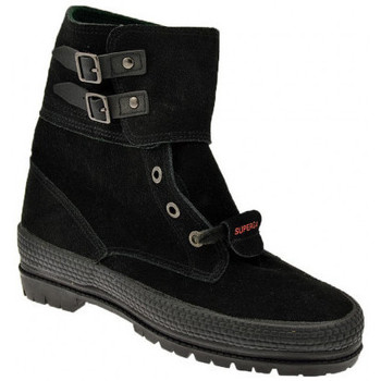 Chaussures Femme Boots Superga 2978 Casual montantes Noir