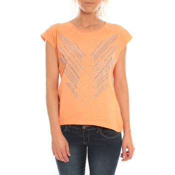 Vêtements Femme Tops / Blouses Vero Moda Top Binti Stud S/S EX5 Orange Orange