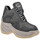 Chaussures Femme Baskets mode Zone 14508  Slim  Platform Gris