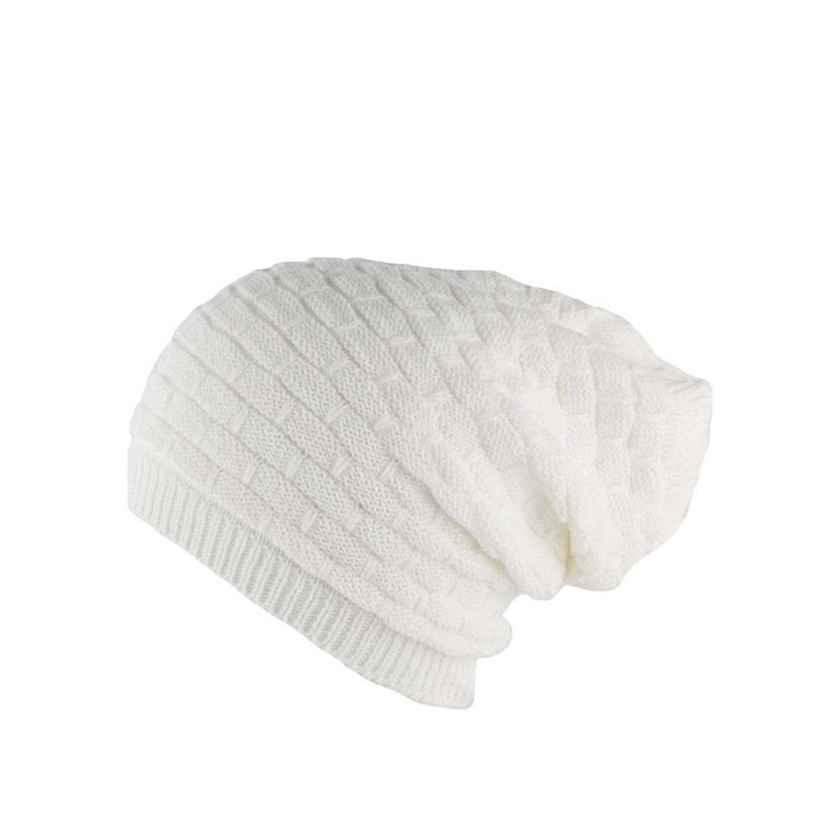 Accessoires textile Bonnets Nyls Création Bonnet  Mixte Blanc